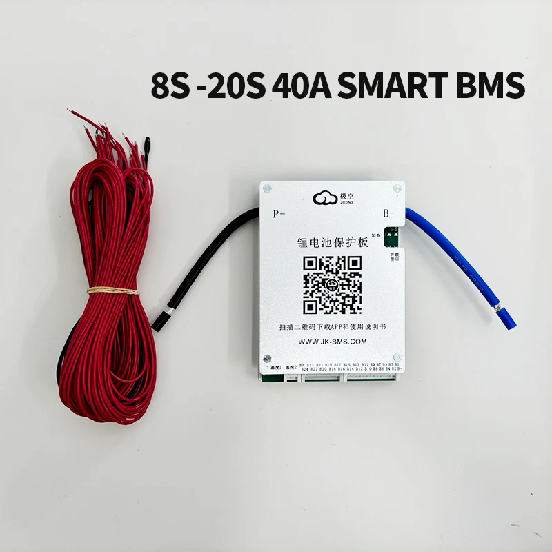 JK-BD4A20S4P 4S-20S SMART BMS 40A 0.4A aktywnie równoważy BMS 12V 24V 36V 48V wsparcie Bluetooth APP BMS