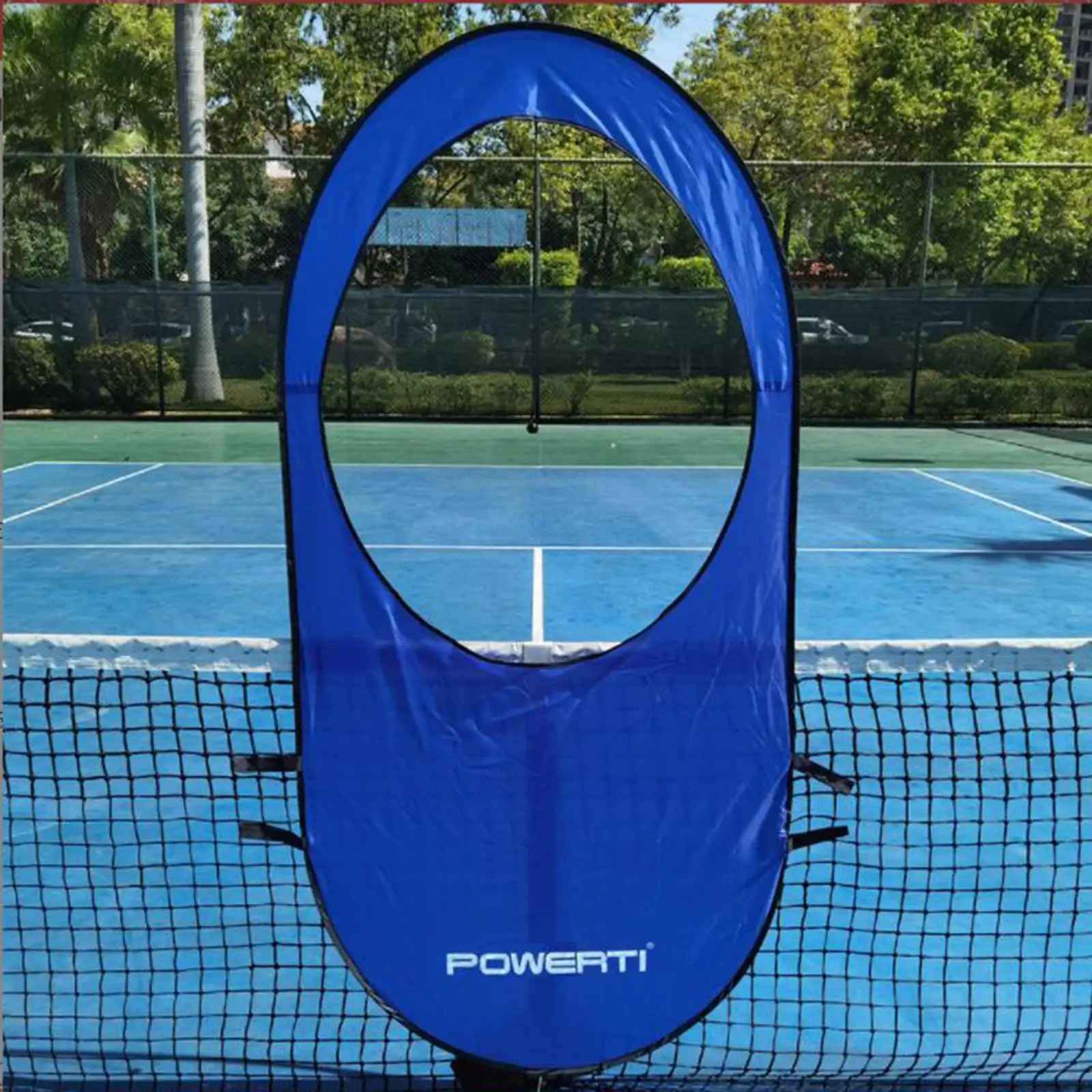 Tennis Racquet Training Target Portable Nylon Foldable Practice Ring Large Durable Equipment for Outdoor Backyard Putting