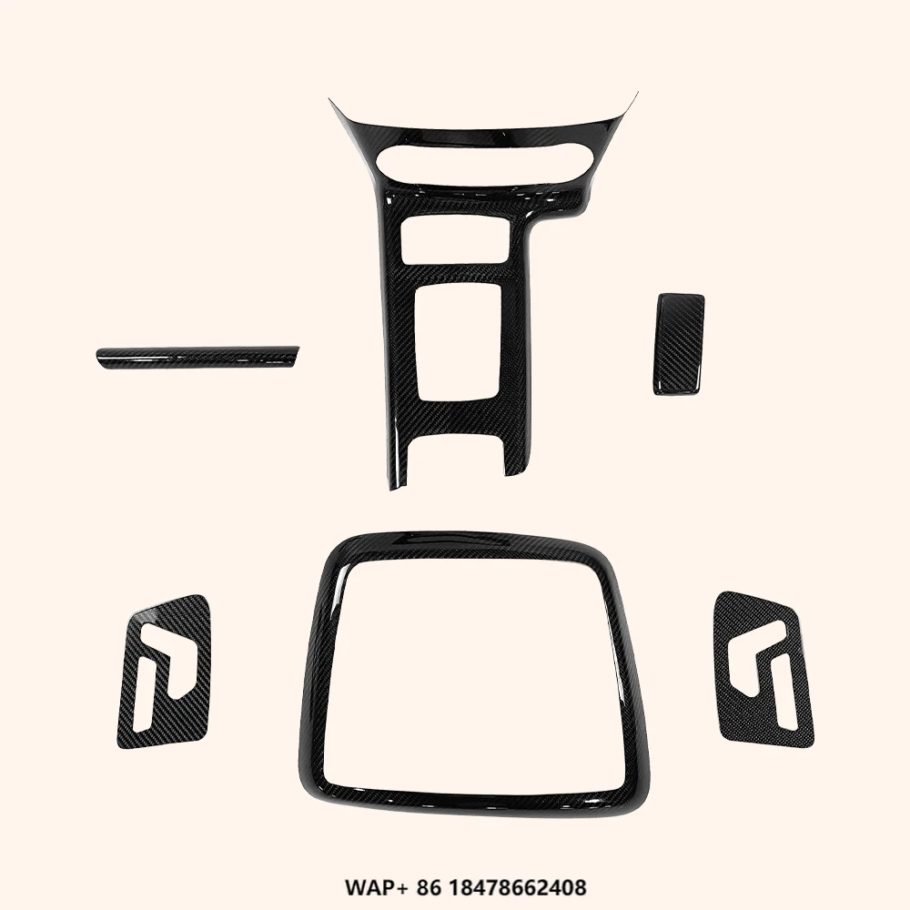 

For Benz 2013-18 W463 G550 G63 Dry Carbon Dash Interior Trim Panel 6pcs Stick on