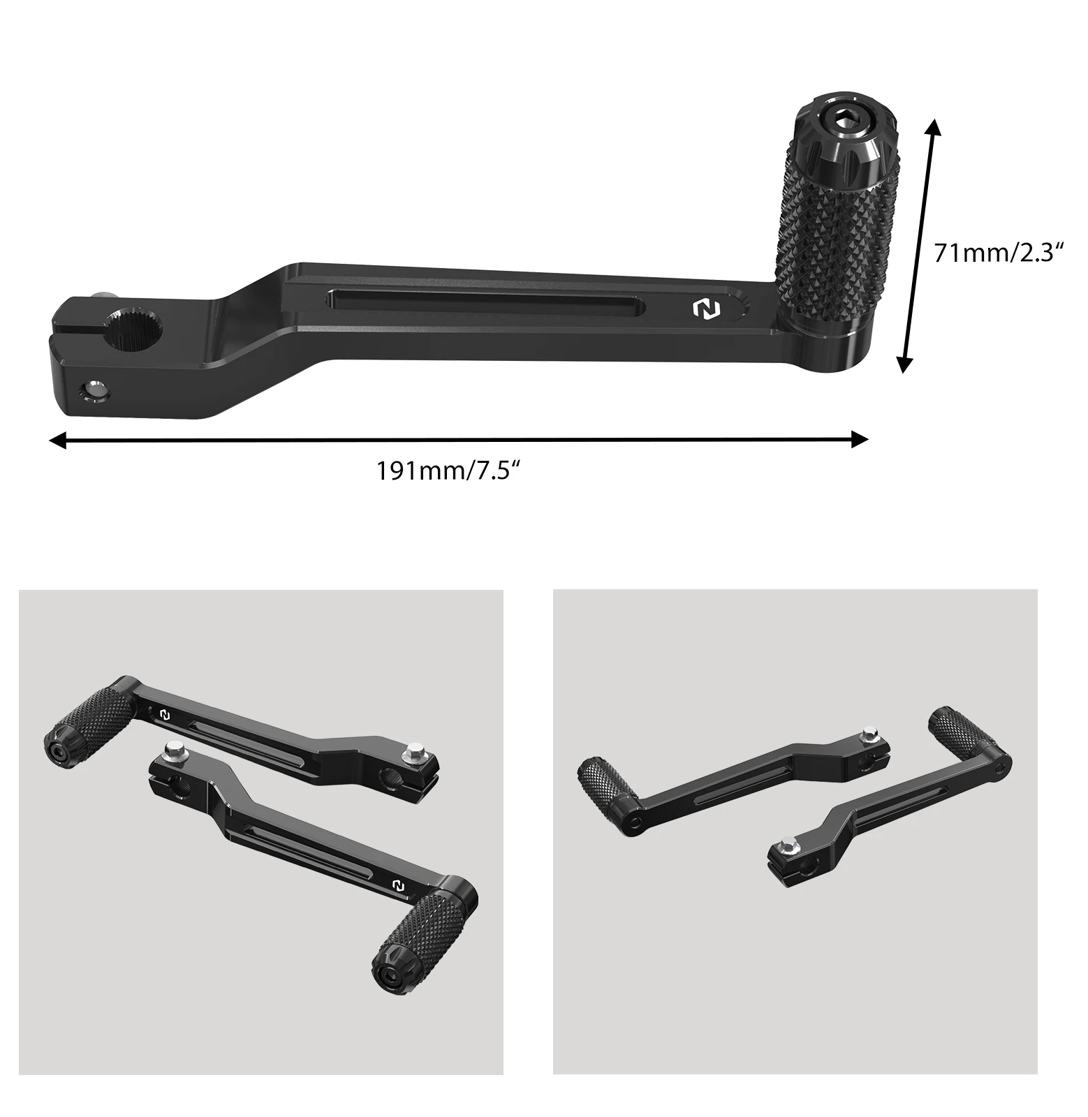 NICECNC Gear Shifter Levers for Harley Road King FLHR 2017-2022 Softail Slim FLSL 18-21 Heritage Classic FLHC 20-21 Deluxe 18-20