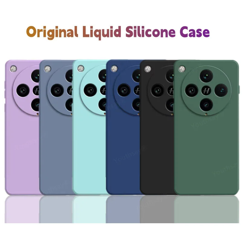 For OPPO Find X8 Pro Case Cover OPPO Find X8 Pro Funda Coque Original Liquid Silicone Soft TPU Phone Bumper OPPO Find X8 Pro