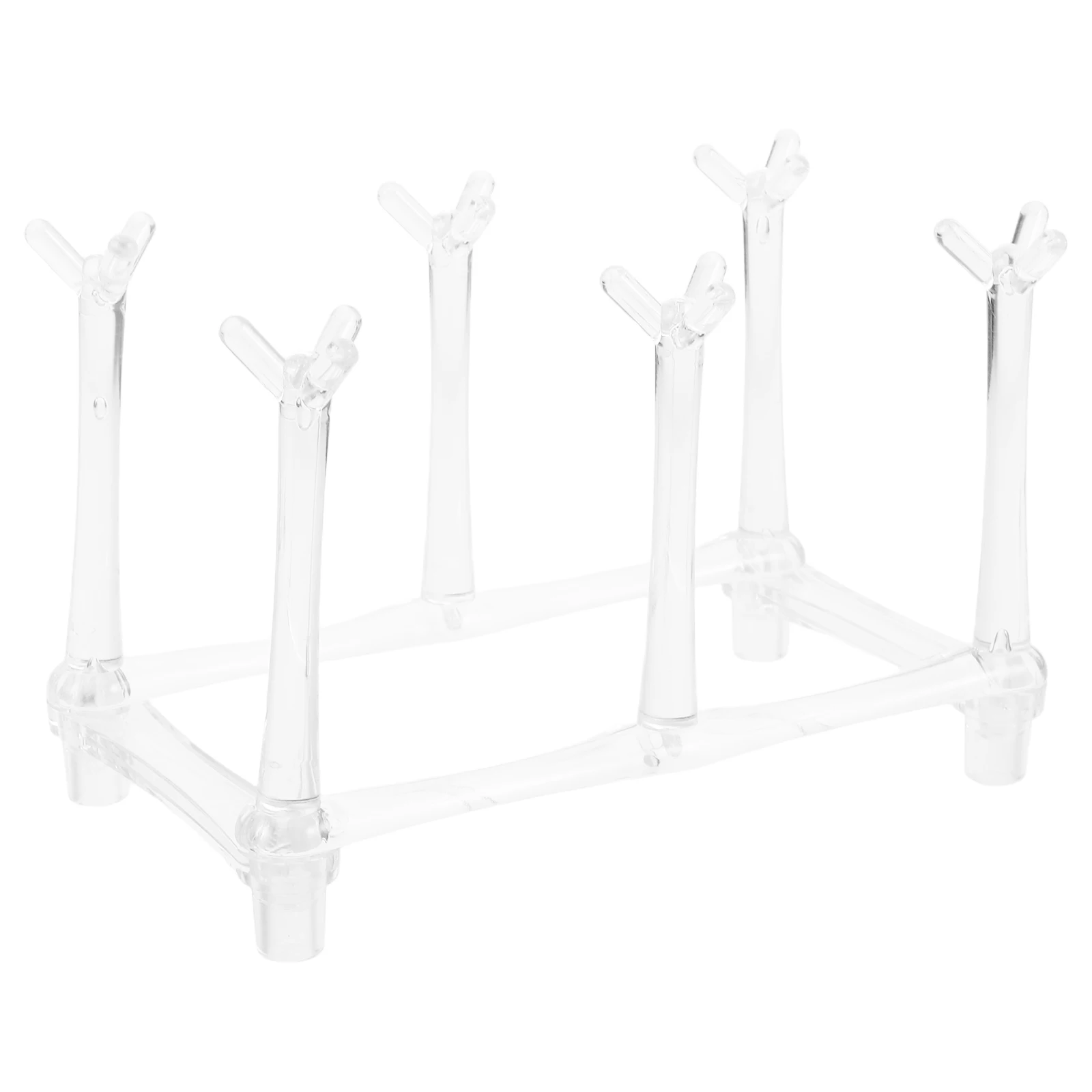 

Cup Holder Coffee Rack Drying Stand Bottle Organizer Countertop Accessory Creative Home Storage Shelf Acrylic Display