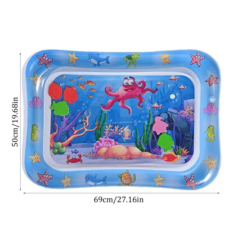 Water Sensory Play Mat Water Anti-shock Mat For Children EducationToy Cat And Dog Pet Playmat For Developing Activity Toys