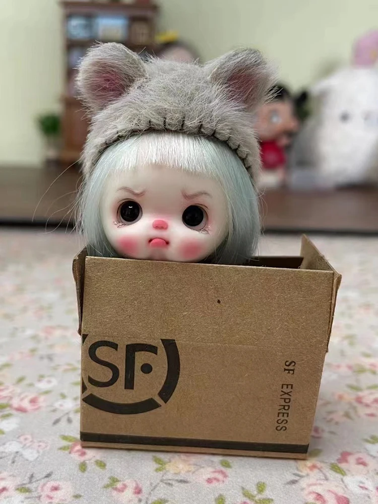 YESTARY BJD 1/12 Doll Toys With Face Makeup 3D Eyes No Clothing Wig Original Fashion SD Doll Head Polymer Clay For Ob11 Body