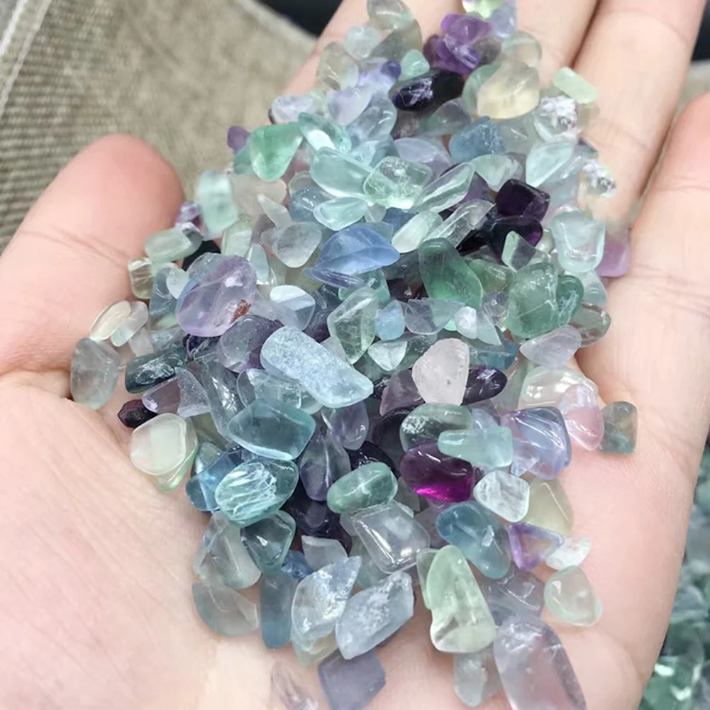 3-12mm Rainbow Fluorite Crystal Chips, Bulk Rainbow Fluorite Crystal Chips, Rainbow Fluorite Gravel Chips, DIY Projects