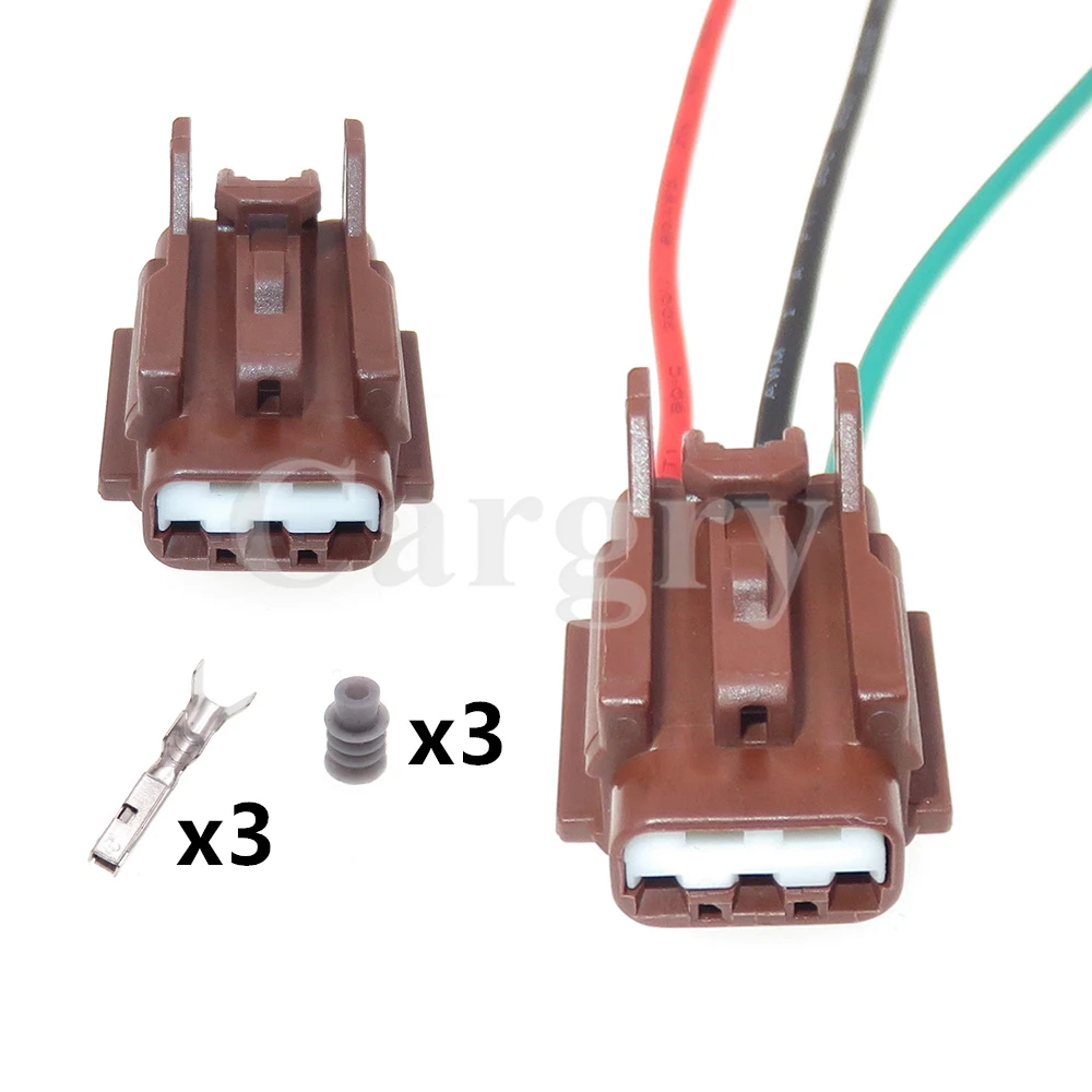 1 Set 3P 7183-7771-80 7282-7771-80 Car Horn Buzzer Wire Harness Socket AC Assembly Automobile Waterproof Plug for Nissan