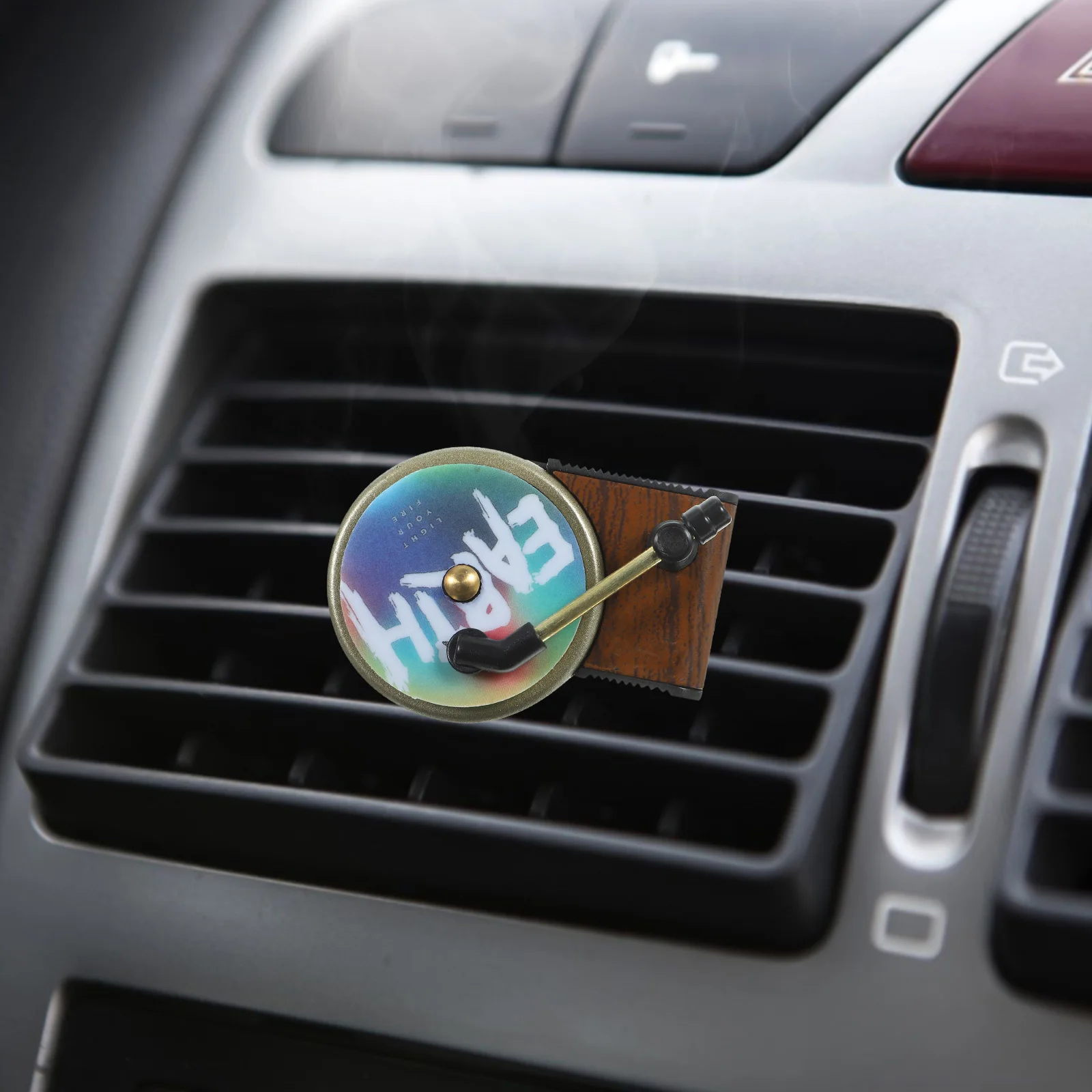 

24 Pcs Aromatherapy Tablets Air Freshener Scent Pads Car Refills Vinyl Records Turntable Diffuser Safe PE Material Lightweight