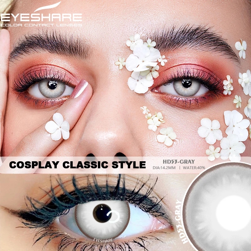 EYESHARE Color Contact Lenses for Eyes Anime Cosplay Colored Lenses Blue Green Halloween Lenses Contact Lens Beauty Makeup