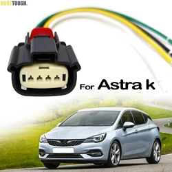 For Holden Opel Vauxhall Astra K Mk7 BK BL 2015-2021 Rear Tail Light Lamp 4Pin Connector Pigtail Plug Prewired Wiring 19371211
