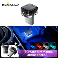 1x Car USB LED Light Mood Lamp Plug Play Universal LED Interior Atmosphere Light Auto Reading Lamp Decorations Decorative Strip