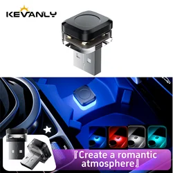 1x Car USB Led Light mood lamp Plug Play Universal LED interior Atmosphere Light Auto Reading Lamp Decorations Decorative Strip