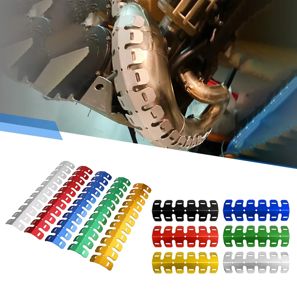 

Exhaust Muffler Heat Shield Cover Crash Protector For YAMAHA YZ125 YZ250 YZ426F YZ450F For HONDA CRF 250X 450X/250LX 450R 450X