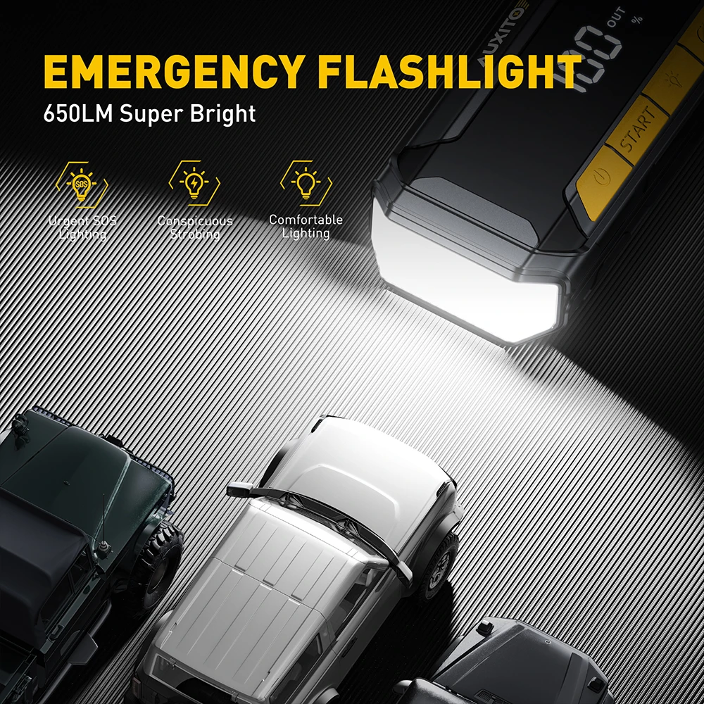 AUXITO 1Set بطارية السيارة الانتقال كاتب دفعة قوة بدء وظيفة 20,000mAh الانتقال صندوق بنك الطاقة المحمولة مع USB شحن سريع 12 فولت