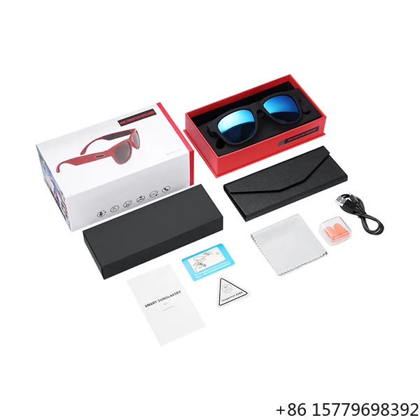 

Smart AI Sunglasses Bluetooth Polarized Bone Conduction Wireless Sports Glasses OEM ODM