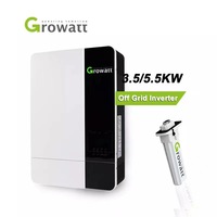 Growatt Ready For Ship 3.5KW 5Kw Mppt Solar Charge Controller Inverter 5 Kva 5000W 48V 230VAC Off Grid Inverter