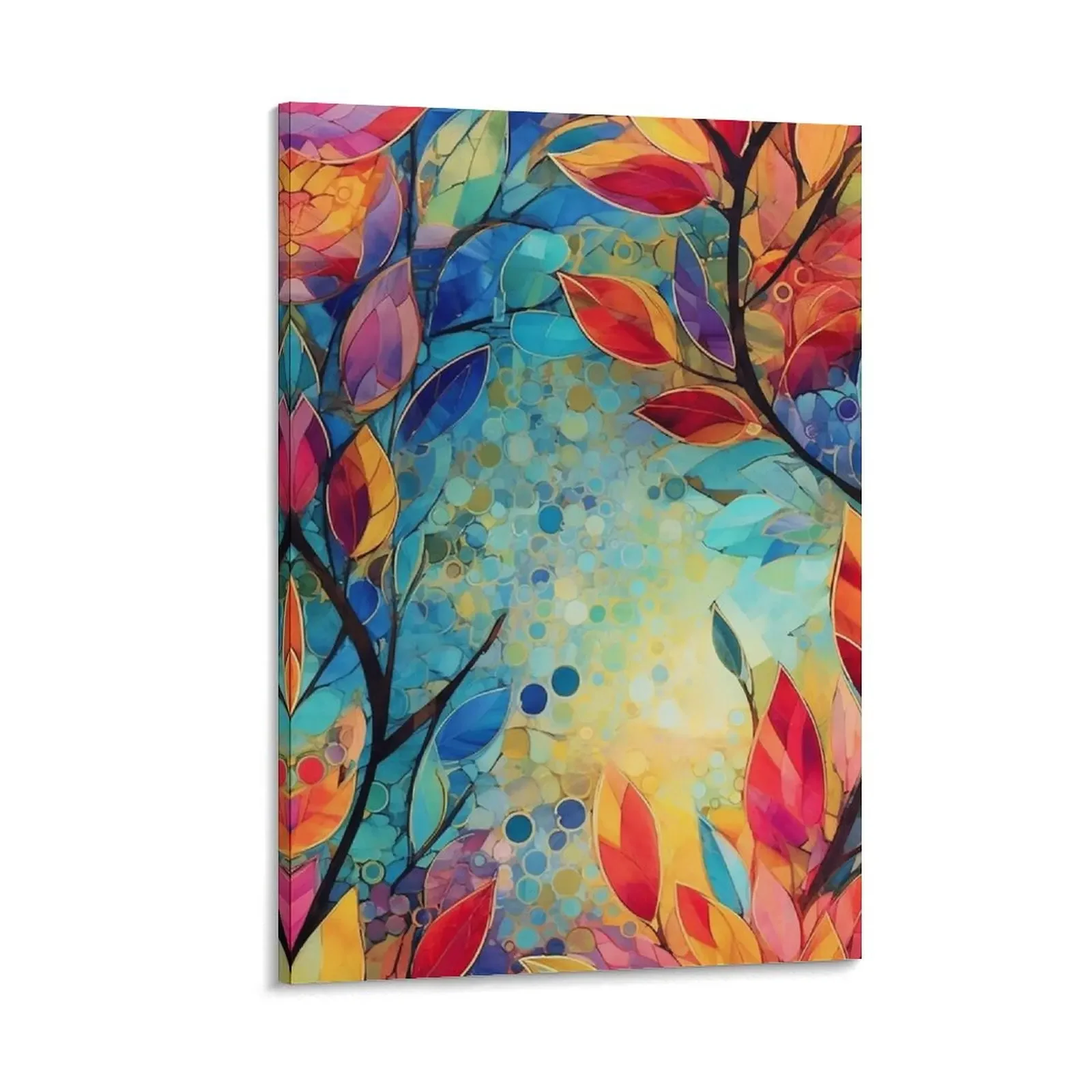

Quirvelia - Nature in rainbow colors (3/4) Canvas Painting wall frame for living room Decorative prints wall painting