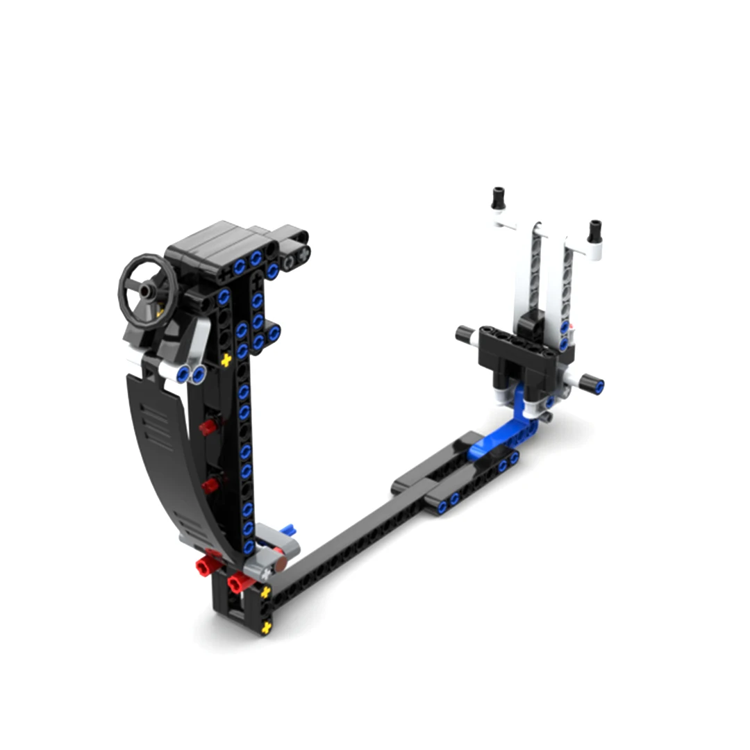 MOC-112572 controllo manuale della rotazione Building Block assemblaggio tecnologico fai da te disegno elettronico Building block modello giocattolo per bambini