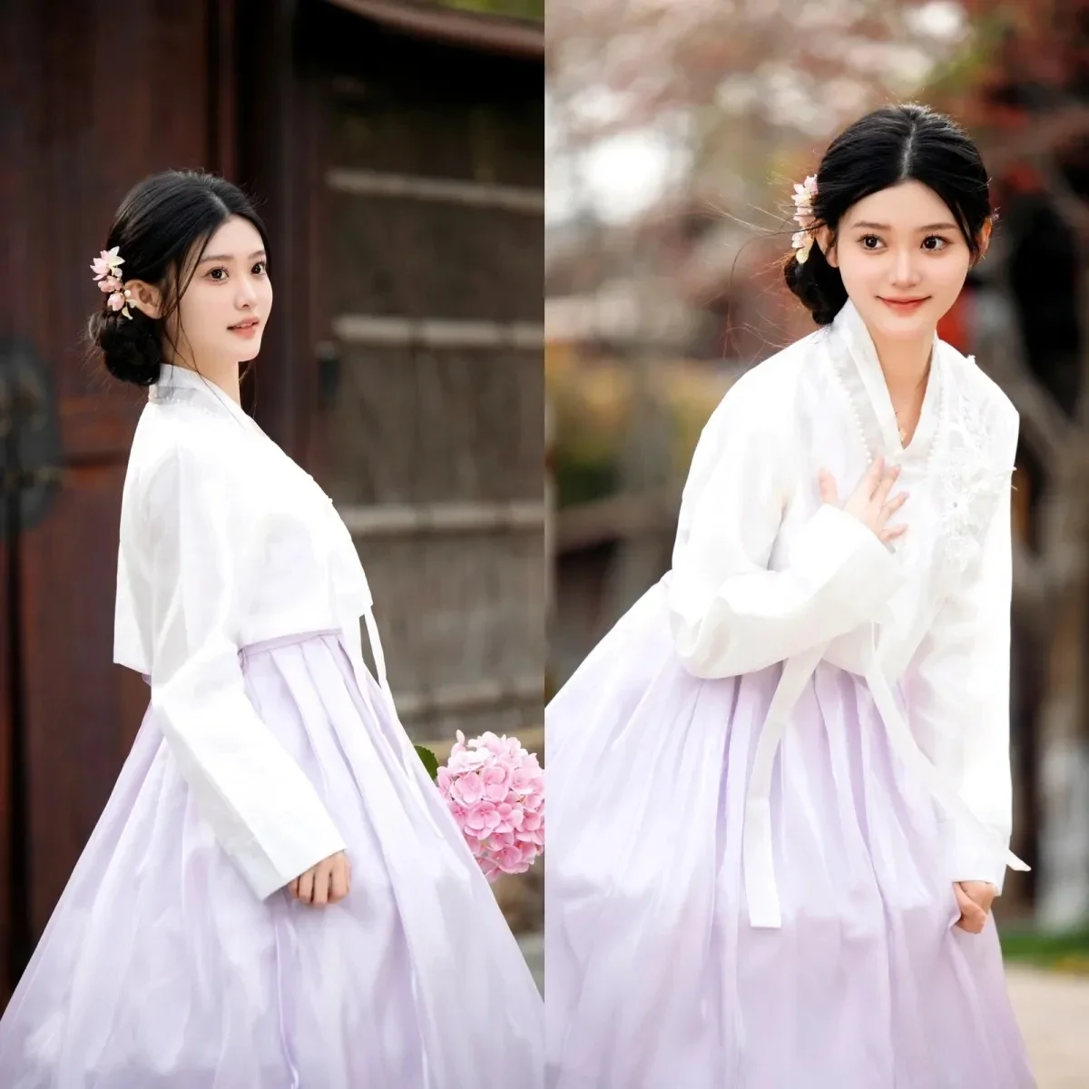 

New Korean Princess Palace Costume Female Wedding Dress Hanbok Dress Daily Dance Wear Outfits Traditional Korean Clothing Women