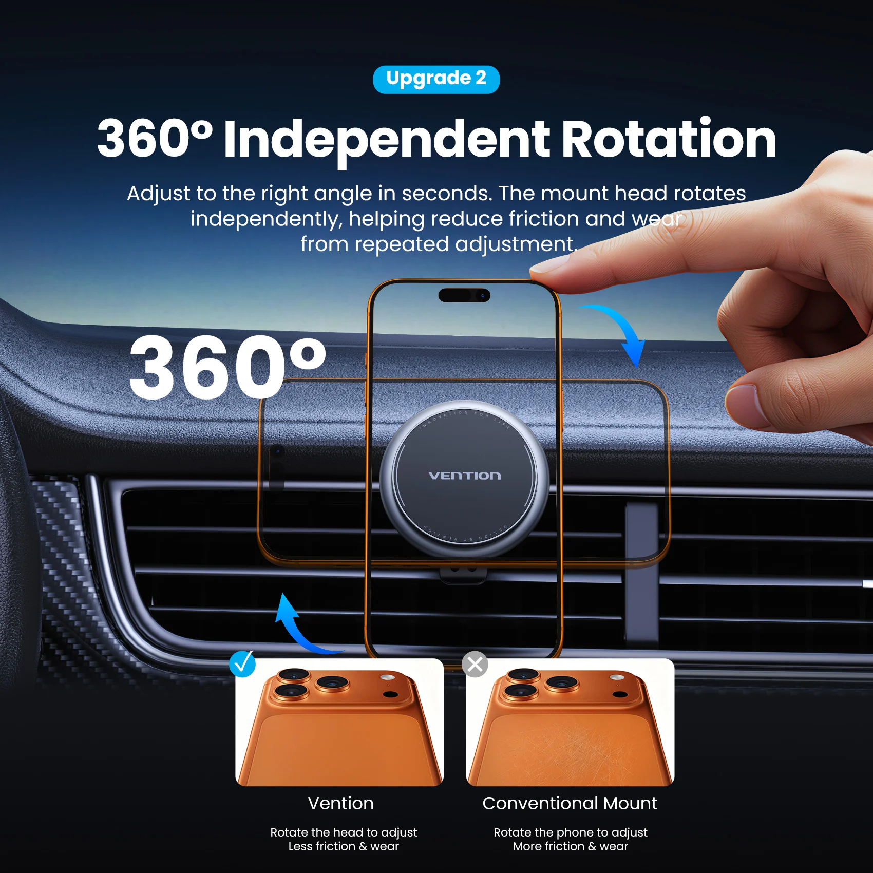 Vention Uchwyt Samochodowy Mag – Magnetic Phone Holder For Car Vent recenzja i cena