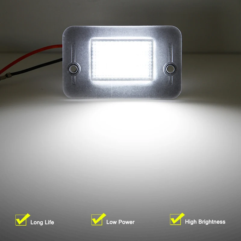 Lámpara LED para matrícula, luz blanca de 12V para Land Rover Discovery 1 1994-1999 Discovery 2 1999-2004