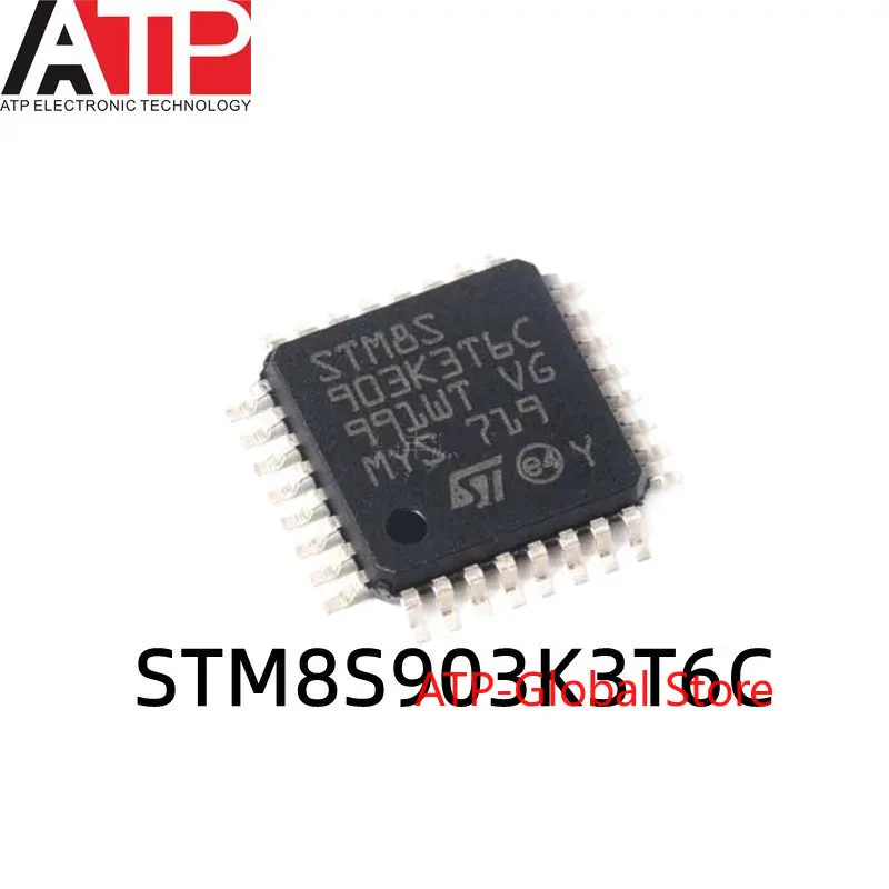 1-10PCS STM8S903K3T6C STM8S 903K3T6C STM8S903 LQFP-32 ATP Global Store