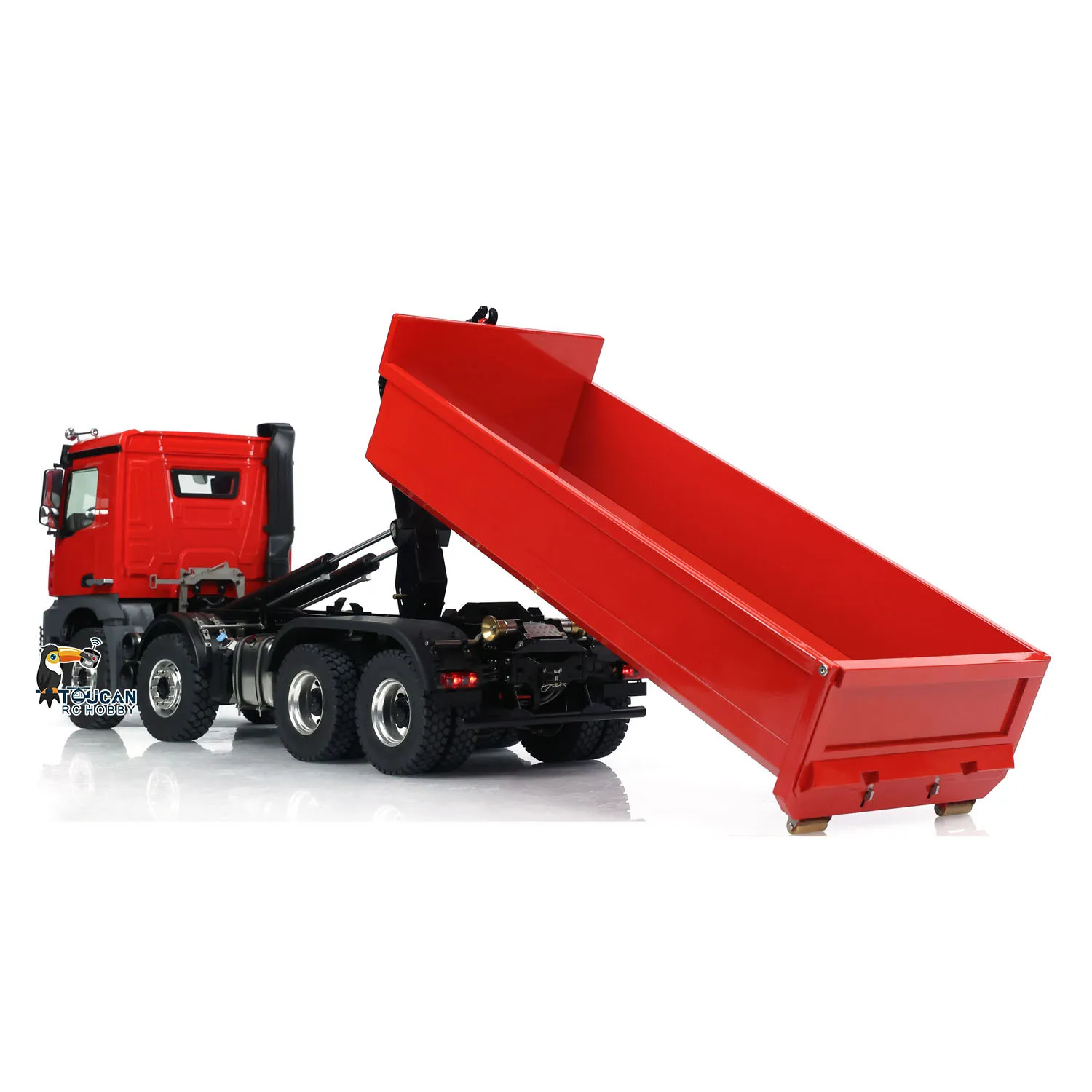 Toys 1/14 K3365 Kabolite 8X8 Red RC Hydraulic Dump Truck RTR Remote Control Painted Finished Tipper Vehicle Cars Model for Boys