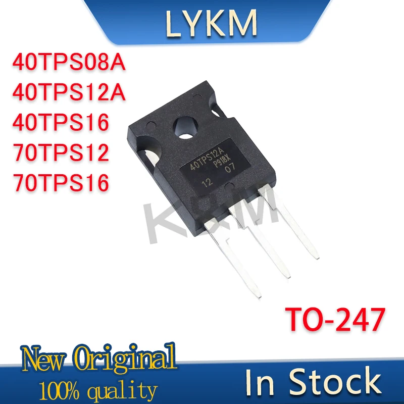 5/PCS New Original 40TPS08A 40TPS12A 40TPS16 70TPS12 70TPS16  40A70A/1200V1600V TO-247 Unidirectional thyristor In Stock