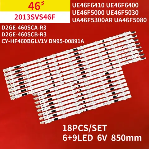 16개 LED 스트립 키트 – 삼성 UN46F6800, UN46F6400, UE46F6475 모델 호환 (2013SVS46F R6 L9, D2GE-460SCA-R3, D2GE-460SCB-R3, BN96-25308A) 16개 LED 스트립 키트 – 삼성 UN46F6800, UN46F6400, UE46F6475 모델 호환 (2013SVS46F R6 L9, D2GE-460SCA-R3, D2GE-460SCB-R3, BN96-25308A)