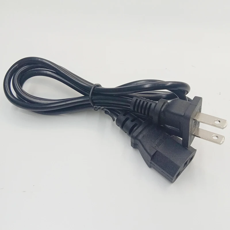 الولايات المتحدة الأمريكية إلى IEC 320 C13 2-الشق التيار المتناوب سلك الطاقة كابل الأمريكية اليابان المكسيك C13 تمديد كابل لسطح المكتب شاشة الكمبيوتر المحمول 1.2 متر