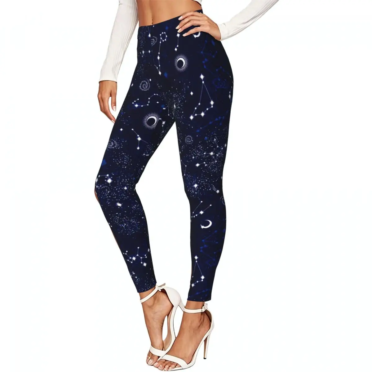 Galaxy Constilation Women Stretchy Leggings High Elastic Comfortable Fitness Yoga Pants