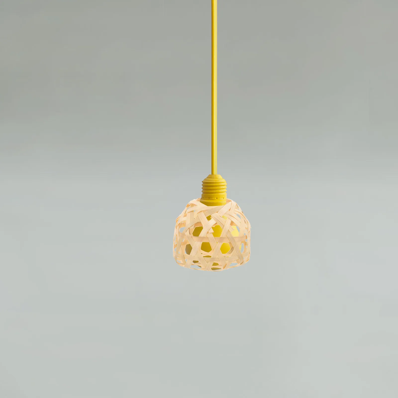 4pcs Woven Bamboo Lamp Shades for Pendant Lights – Rustic Ceiling Light Covers for Home, Hotel & Restaurant Decor