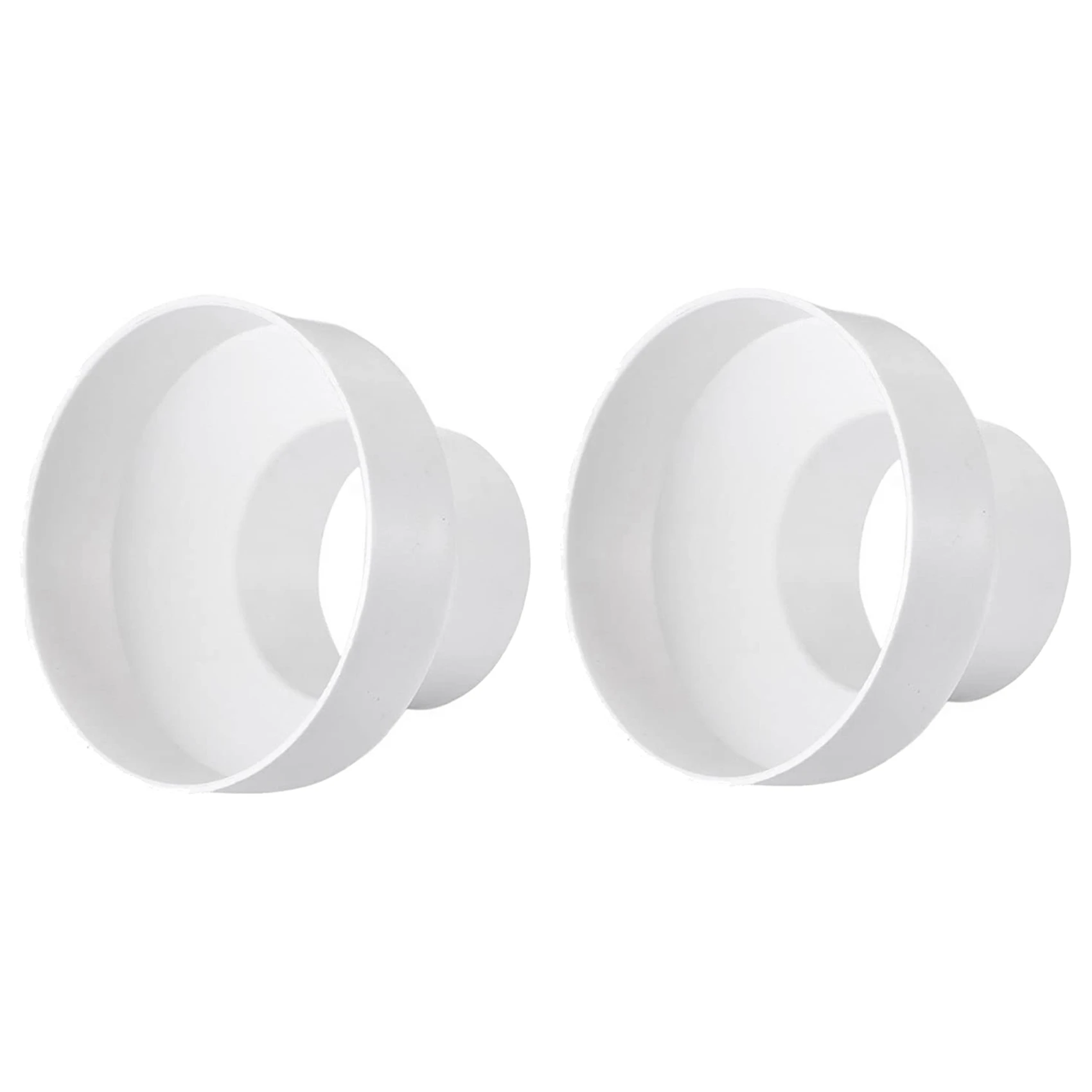 AB42-2X Ventilation Pipe Reducer Adapter Pipe Air Duct Adapter Pipe Connector For Inline Ventilation System(150-100Mm)