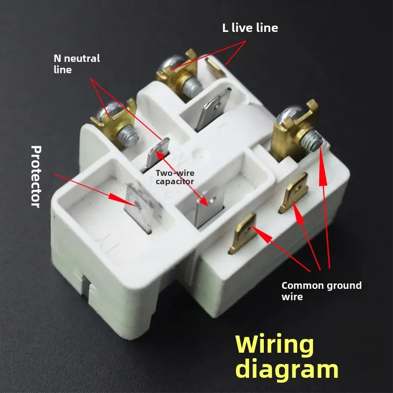 Refrigerator compressor QP3-12A starter protector PTC universal parts