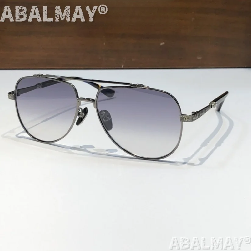 أفضل النظارات الشمسية عالية الجودة للرجال والنساء 8090 حجم 60-15-145 التيتانيوم نمط ريترو تصميم الأزياء نظارات شمسية UV400 مع صندوق