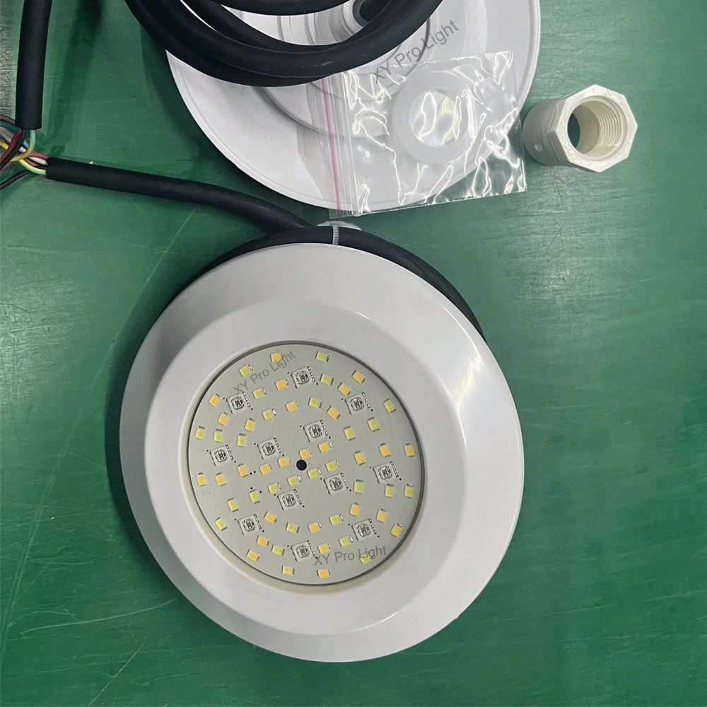 

LED Pool Light 18W RGBCW DC12V BluetoothAPP Control IP68 Underwater Spotlight Fountain Landscape Piscina Illuminate Bathtub Lamp