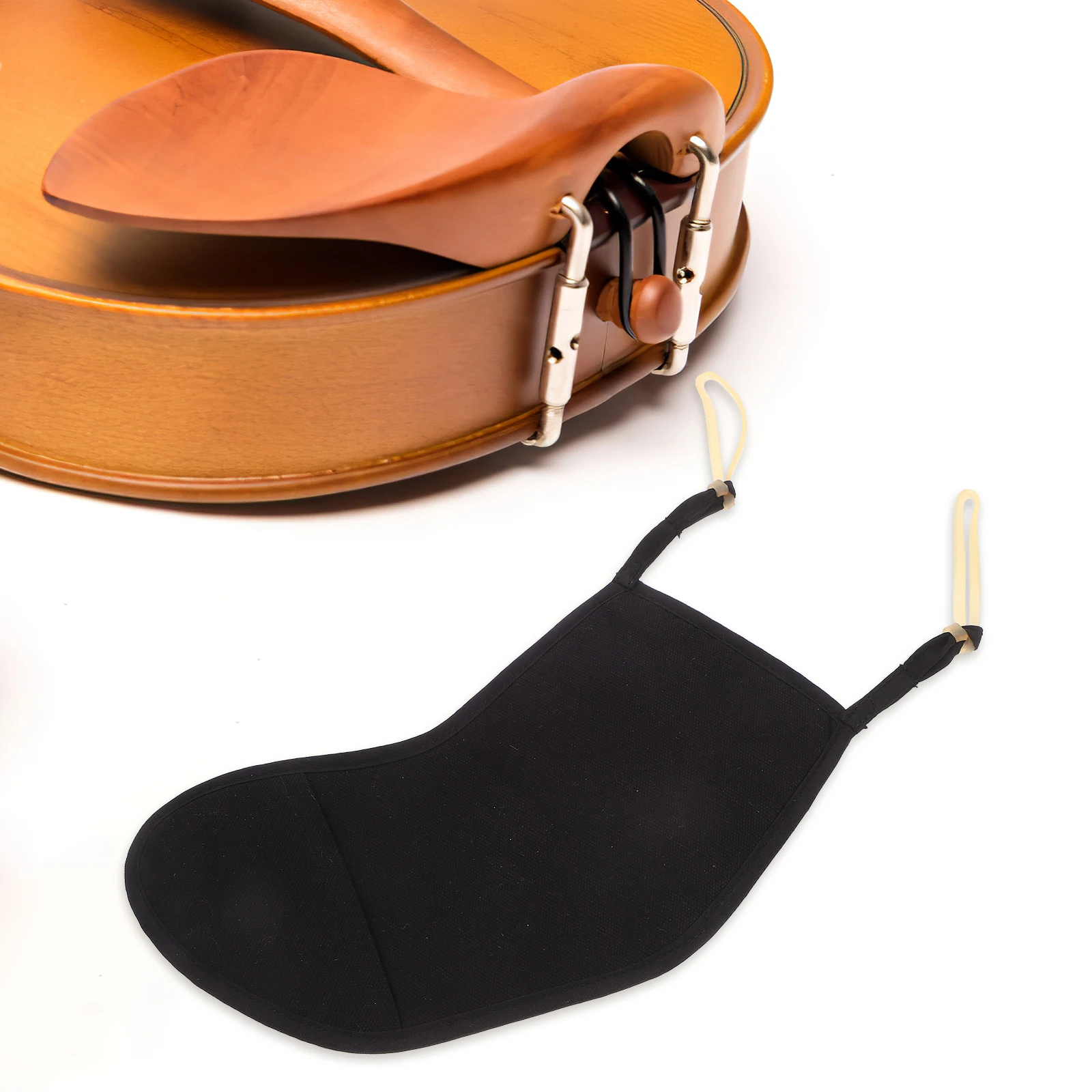 Adjustable Soft Chin Rest Pad Replaceable Comfortable Support Accessory Durable Sweat-Absorbing Skin-Friendly Violin Chinrest