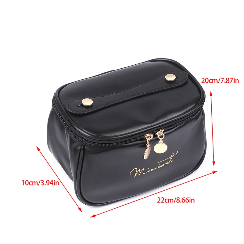 Cute PU Makeup Bag For Women Toiletries Organizer Waterproof Travel Make Up Pouch Female Large Capacity Portable Cosmetic Case