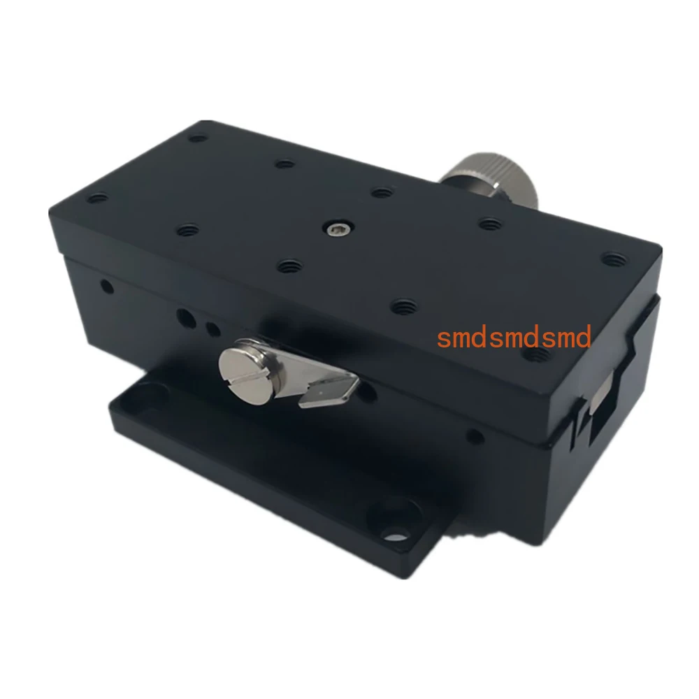 X Axis 40*90mm LWX4090 Dovetail Groove Guide Manual Shift Platform Slide Gear Drive Knob Adjusting Slide Block High Precision