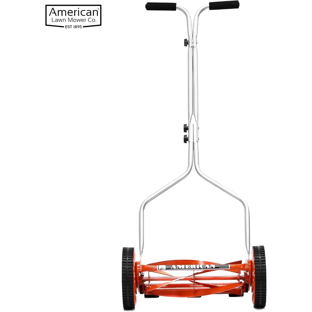 Imagem -05 - Push Reel Lawn Mower Vermelho 120414 14 4-blade