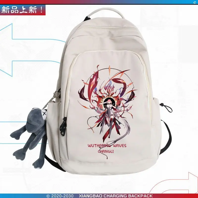 Mingchao Game Peripheral Long Distance Two-Dimensional For Teenagers Boys And Girls Students Double Shoulder Travel Backpack JL