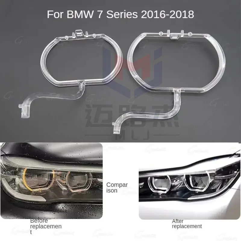 

New For BMW 7 Series G11 G12 2016 2017 2018 Low Configuration DRL LED Guide Light Bar Tube Daytime Running Light Car Accessories