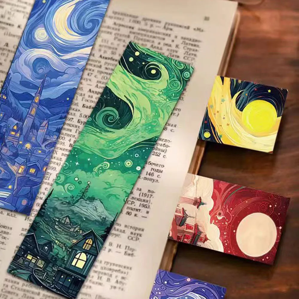 

30PC Dream Bookmark Retro Bookmark Reading Bookmark Advanced Handbook Decoration DIY Book Bookmark Label Card Student Stationery