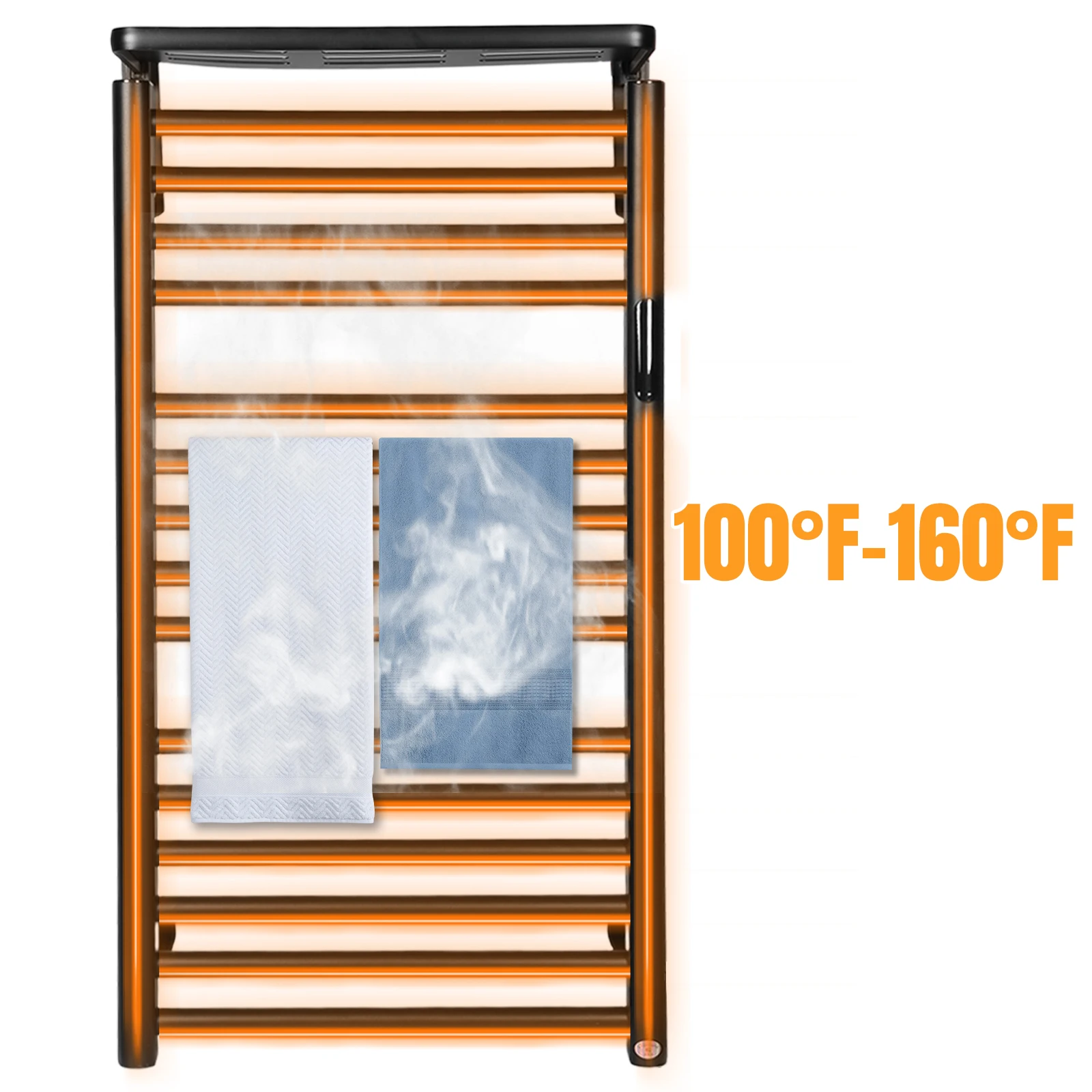 

Warm electric heating towel drying rack (b)