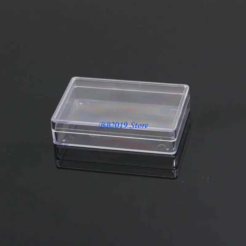 Q0KB Rectangle Travel for Case Container Box for Adults Playing Card Set Playing Cards Storage Packing Transparent Card Holde