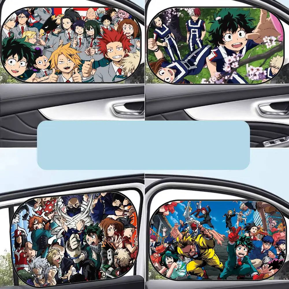 

Аниме My-Hero-Academia, солнцезащитные козырьки на боковое окно, автомобильная пленка, защитные козырьки на боковое окно, лобовое стекло, солнцезащитный козырек для детей