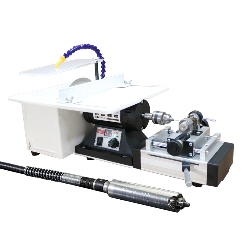 Table mill, electric woodworking, jade cutting and grinding all-in-one machine, engraving, punching, polishing tools, electric g