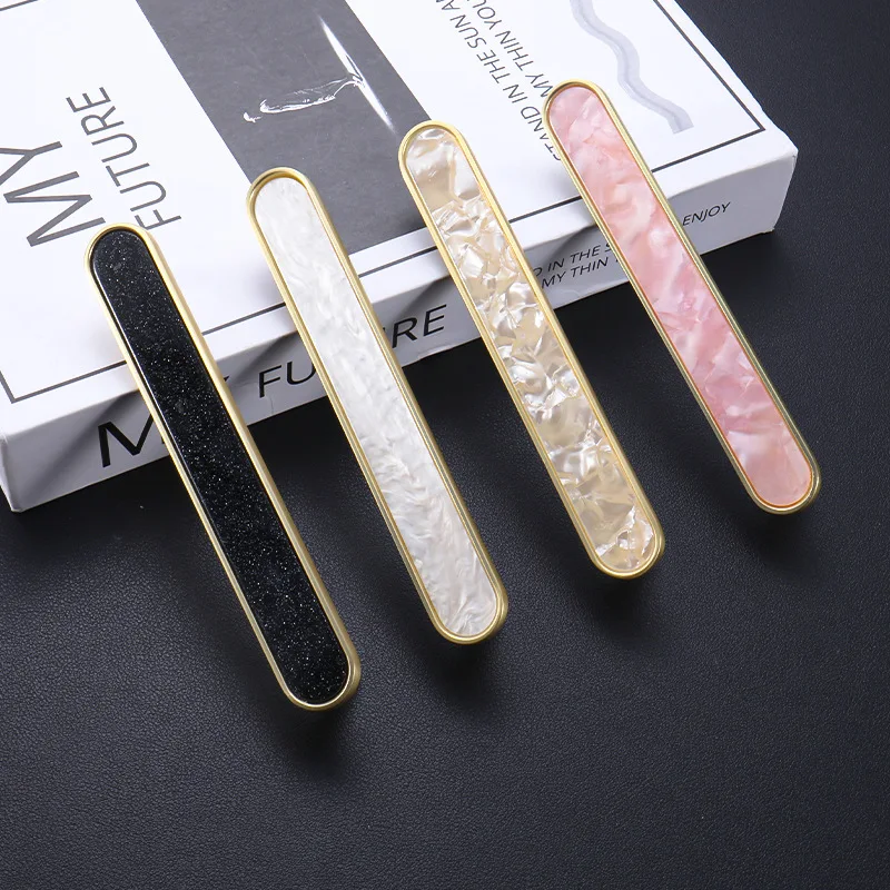 Nordic Flat Shell Cupboard Handles Kitchen Cabinet Pulls Drawer Knobs Dresser Furniture Knobs Dooroom Pulls Wardrobe Handles