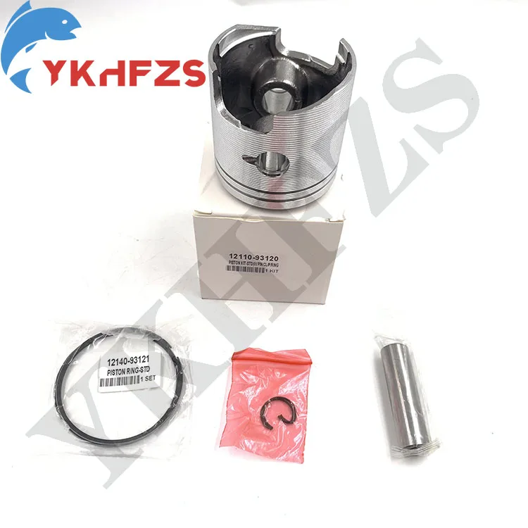 12110-93130 piston and Piston Std kit For Suzuki Outboard Mortor DT9.9 DT15 59mm STD 12110-93130 12110-93111 boat engine parts