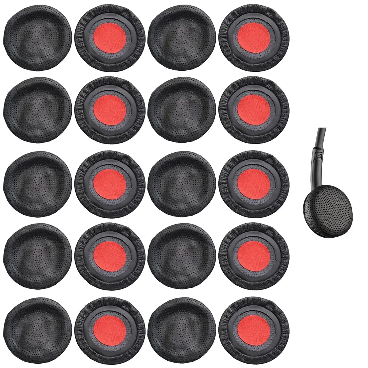 V-MOTA Blackwire 300 DA Earpads Compatible with Plantronics Blackwire C315.1-M/325/325.1/3251-M/315/315T/200's & C300's(10 Pair)