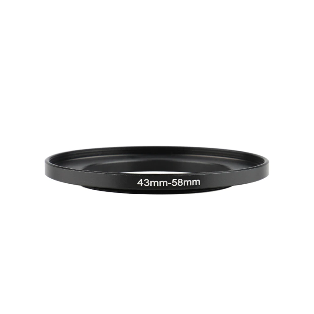 New Camera Lens Filter Metal Adapter Ring 43mm-58mm Step Up Ring Set 43 To 58 43-58mm 43-58 Stepping Adapter Camera Adapter Ring